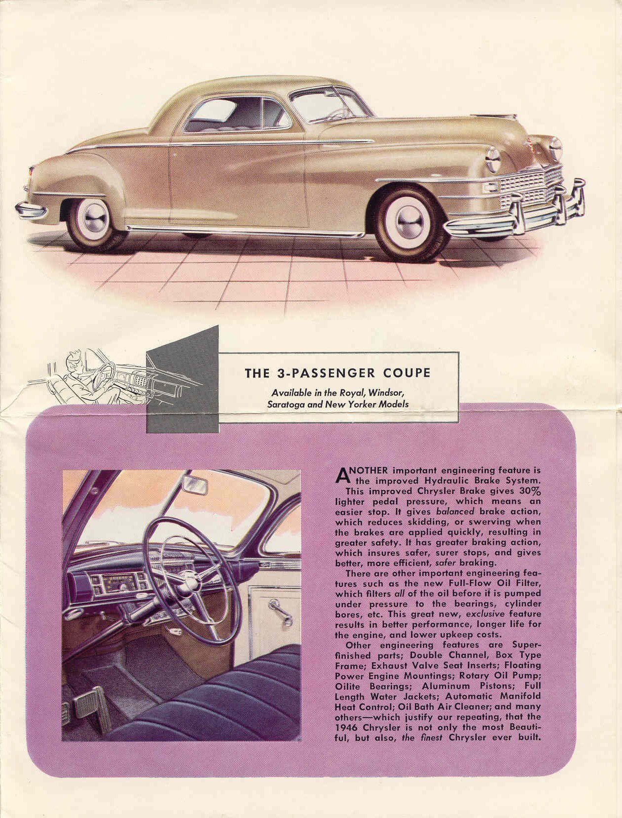 1946 Chrysler Brochure Page 9